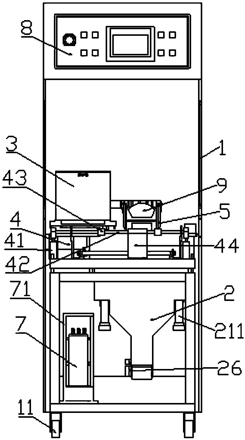 Semiconductor wafer cleaning and drying device