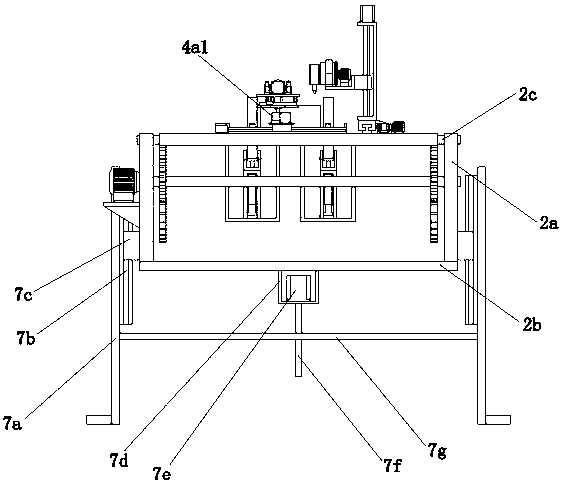 Working method of small-scale construction wood processing mechanical device