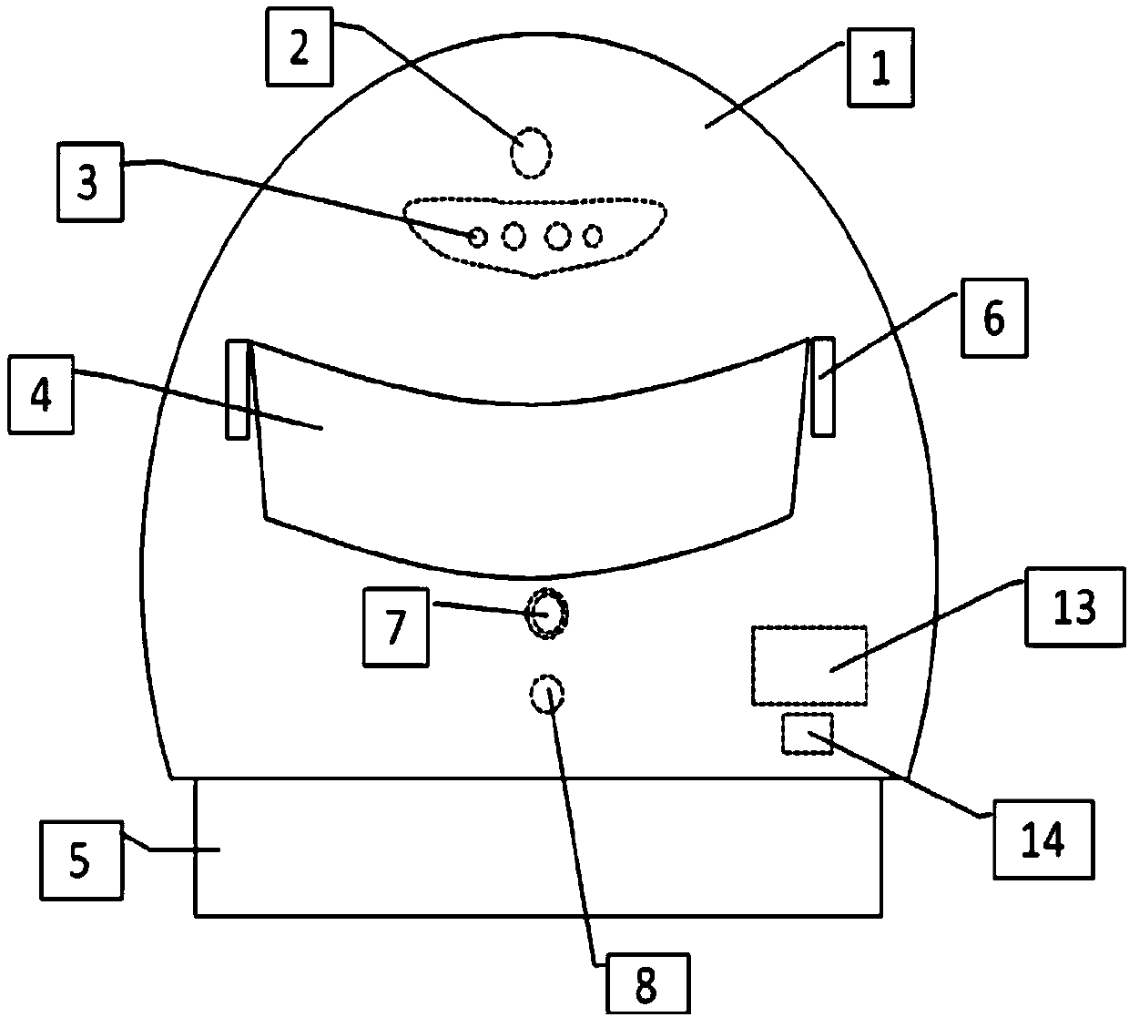 Emergency protective device of operation in confined space