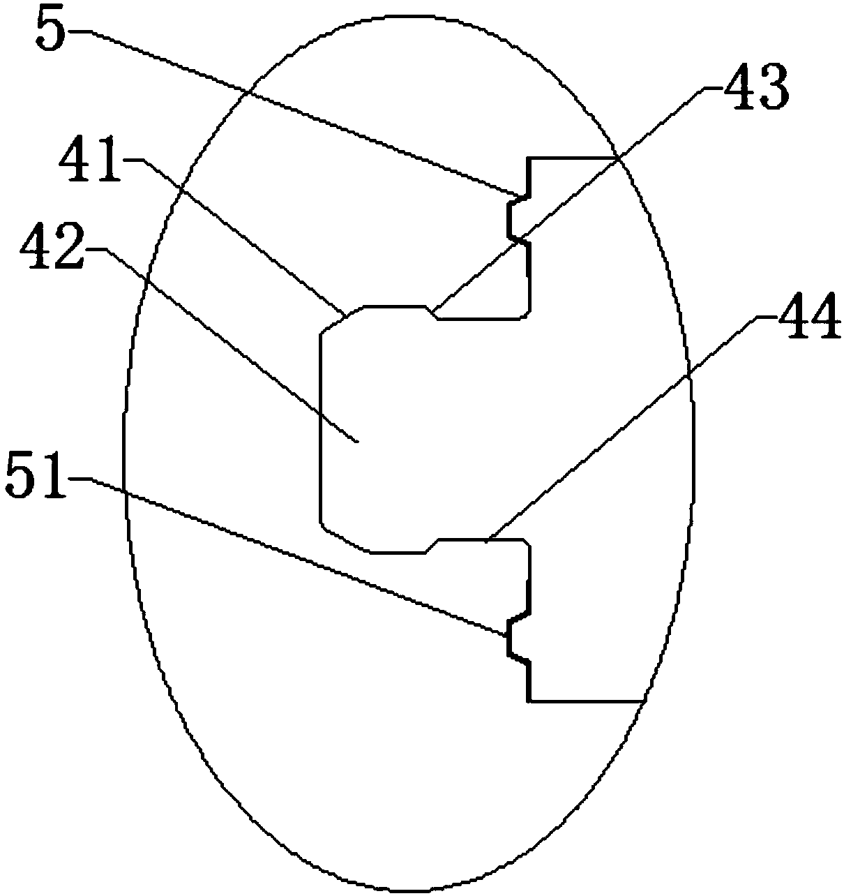 Bamboo floor splicing structure