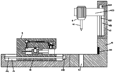 Adjustable plate perforating device