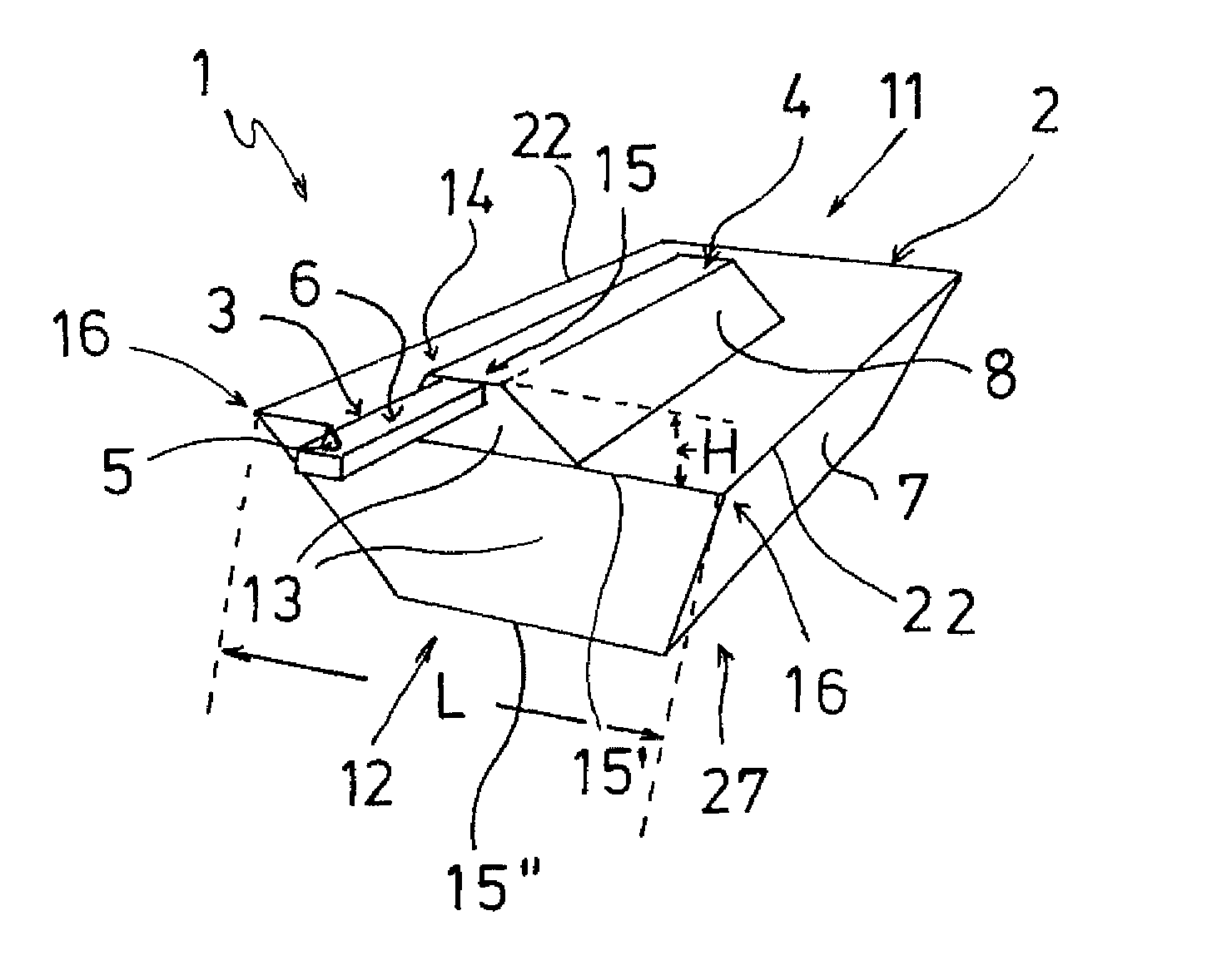 SPM probe with shortened cantilever