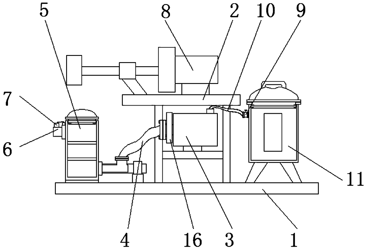 Anti-leakage gas discharging device for coal mining