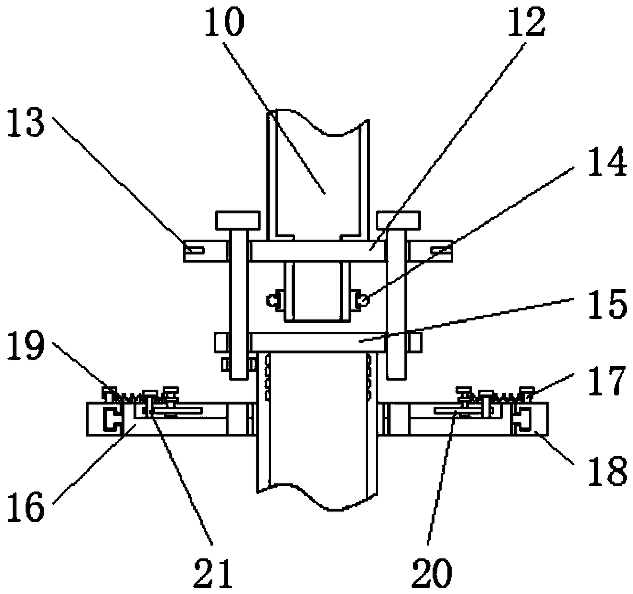 Anti-leakage gas discharging device for coal mining