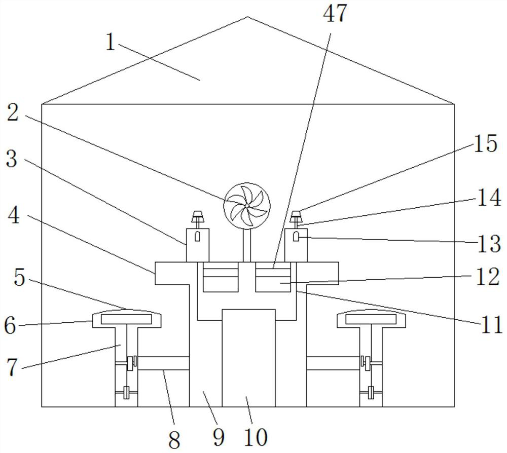 Intelligent garden landscape facility