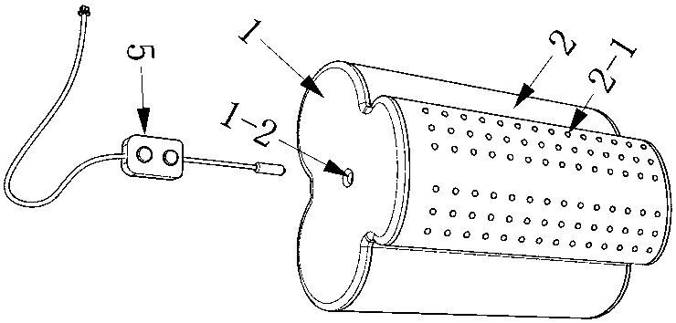 Novel multifunctional treatment apparatus and using method