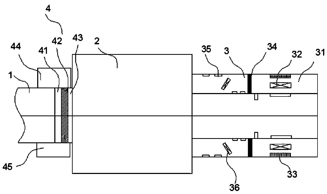 Enameled wire painting, drying and cooling device