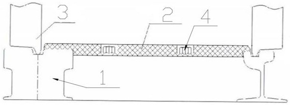 Device and method for increasing the running speed of tramcar shallow groove switch