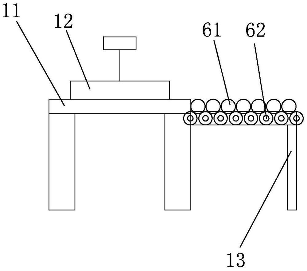 Activated powder production line device