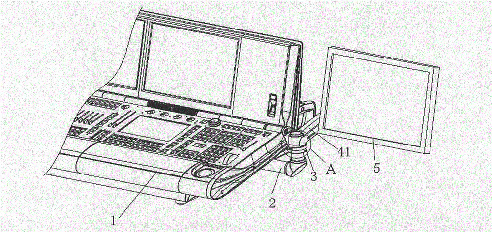 Pan-tilt universal positioning mechanism and light control console employing same