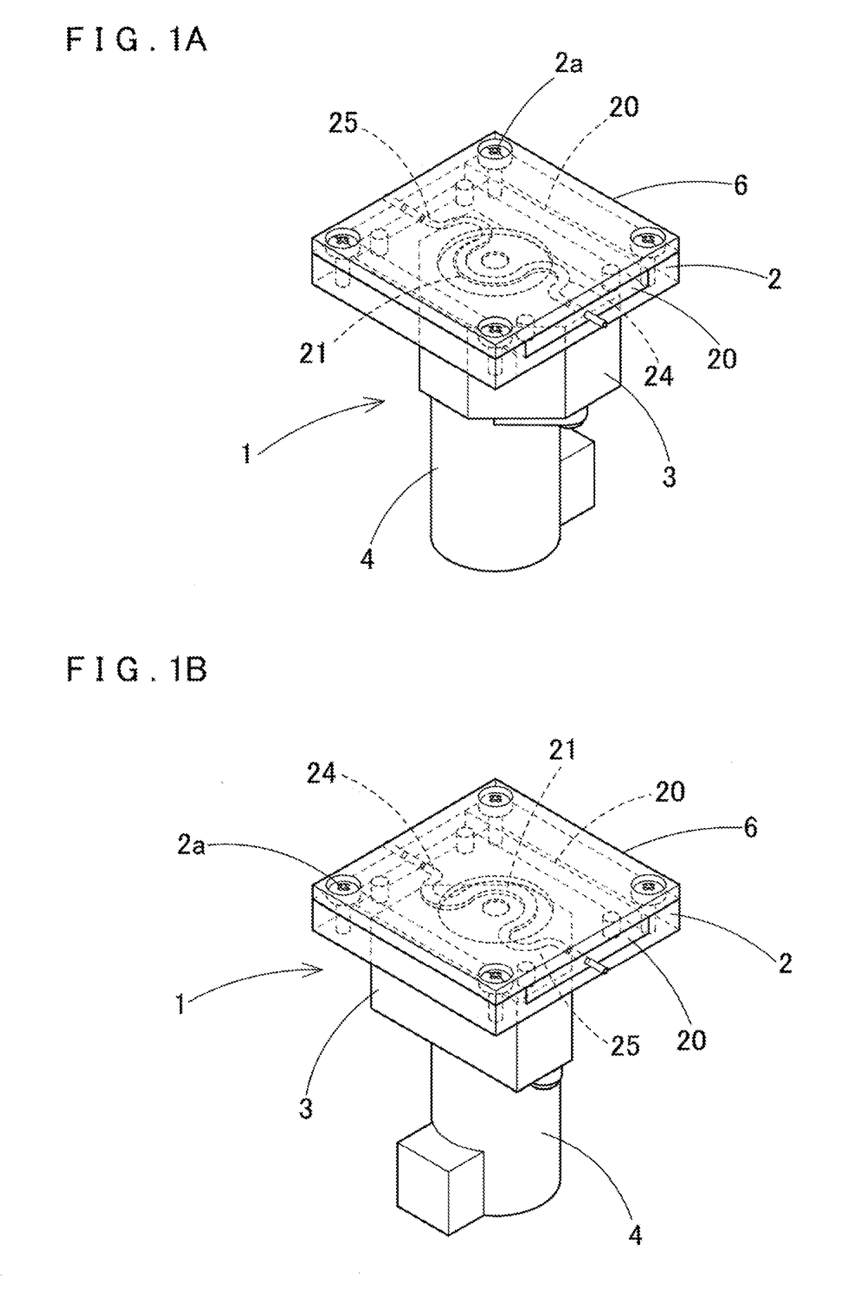 Peristaltic pump device