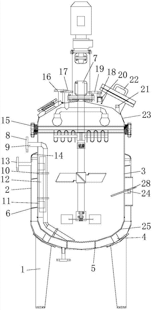 Primary seed fermentation tank