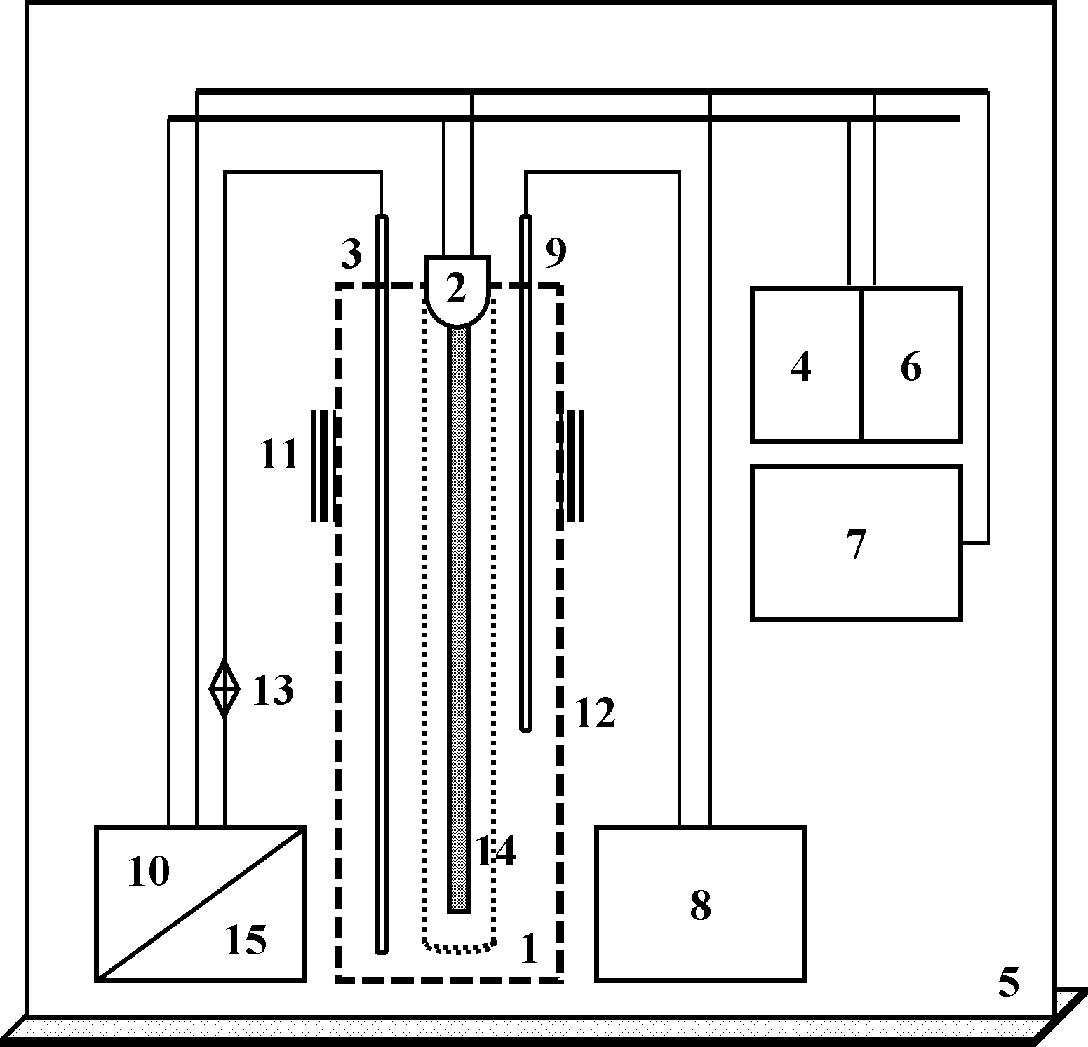 Open type multichannel visual photocatalytic oxidation teaching experimental device