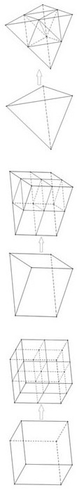 Method, equipment and medium for dynamic matching of overlapping grid size based on cell cutting