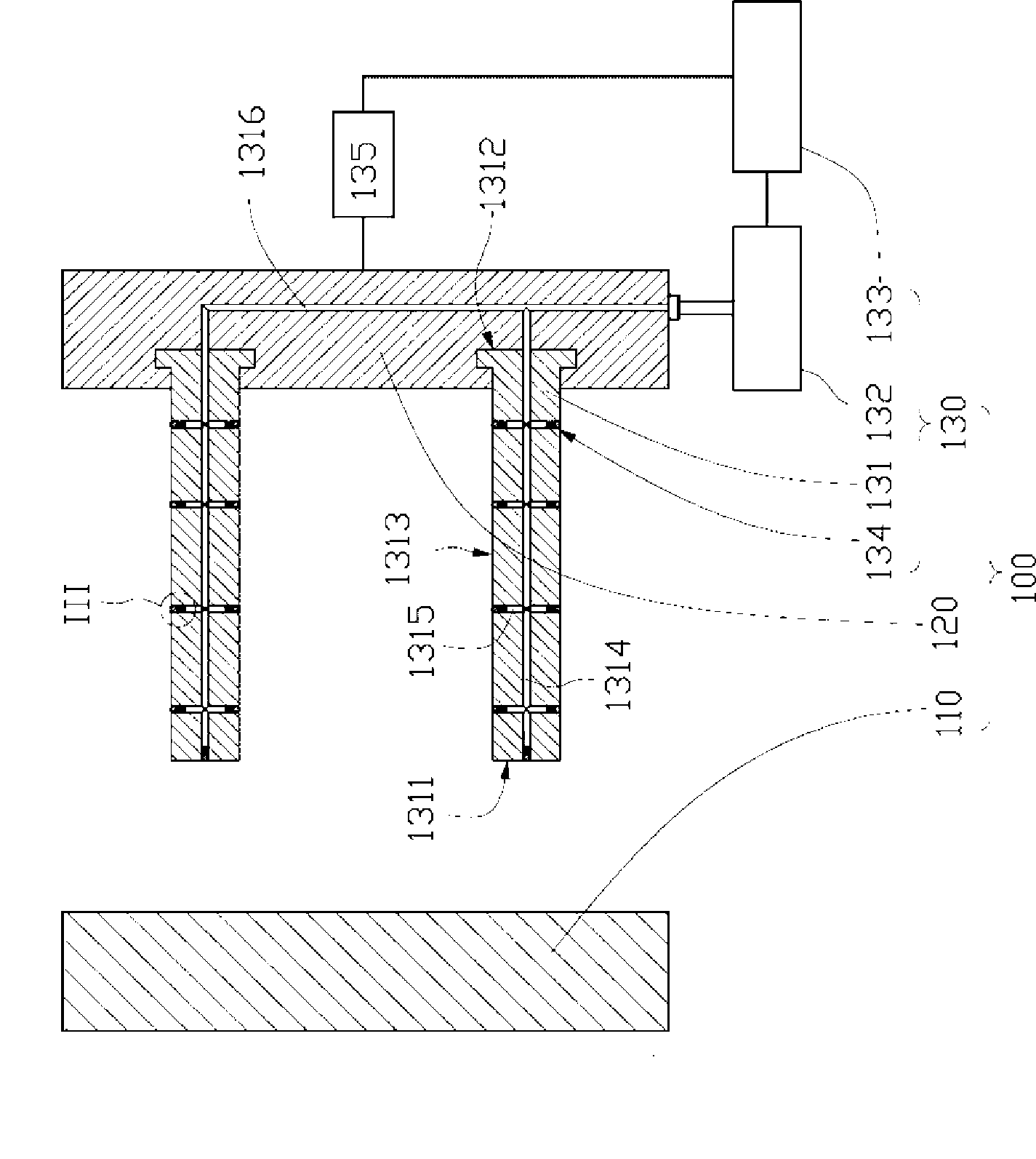 Automatic lubrication type guide pole device and mold positioning apparatus including the guide pole device