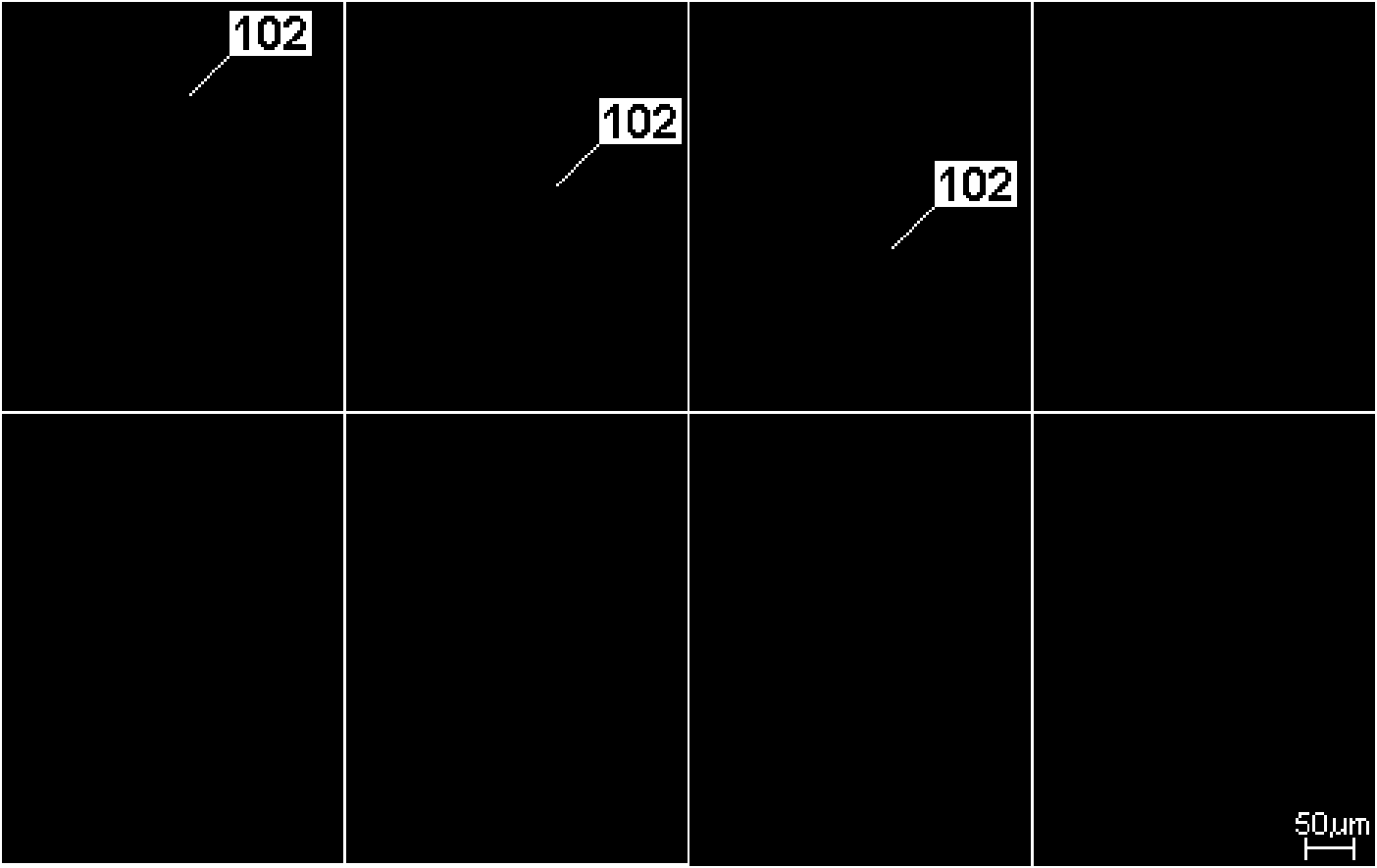 Laser processing method and device for non-through hole