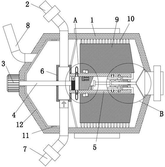 Centrifugal film evaporator