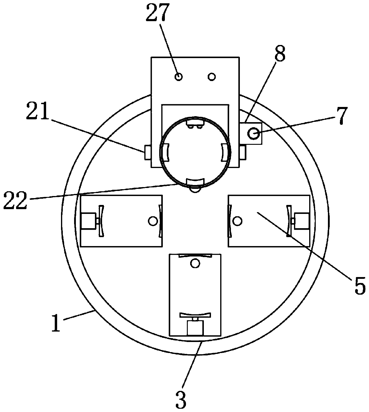 Mounting tool for external pot counterweight block of electric rice cooker