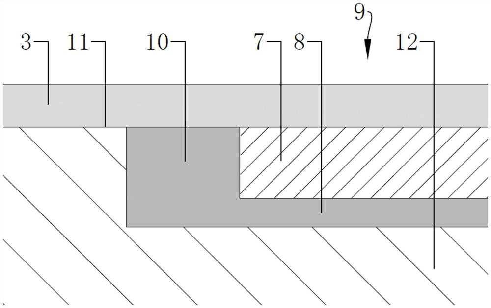 Composite current collector of lead-acid storage battery and battery