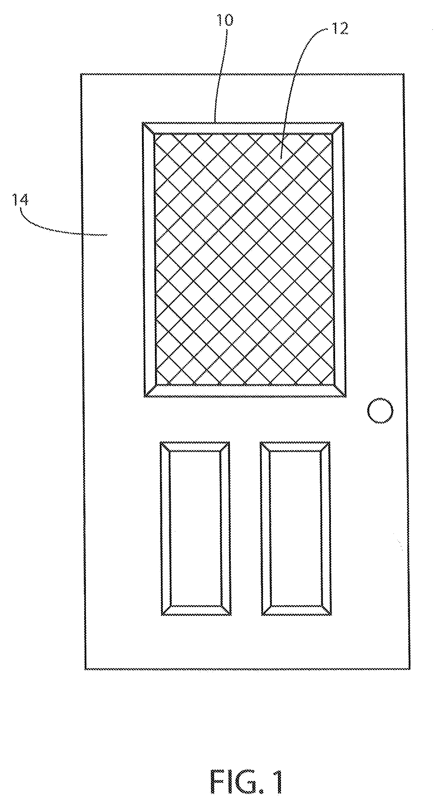 Hollow core screen door