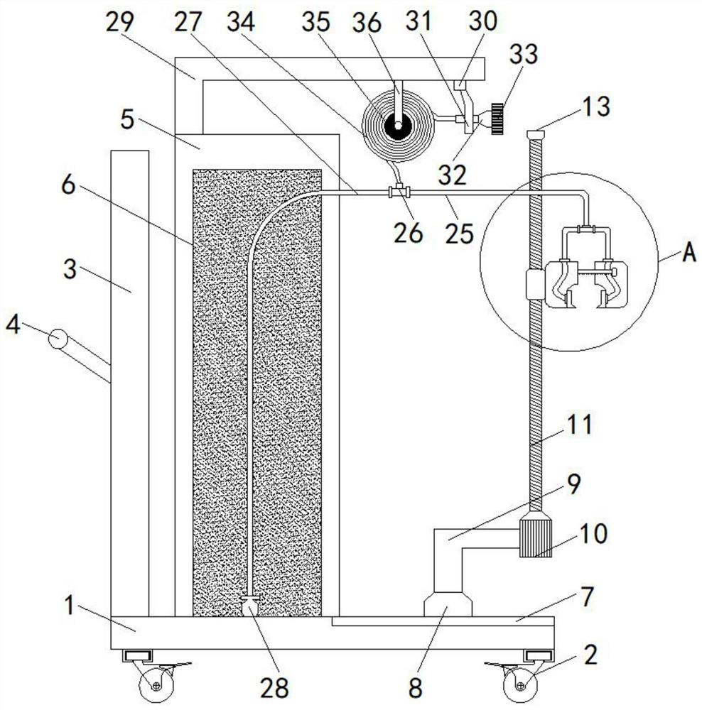 A surface lubrication maintenance device for mechanical equipment