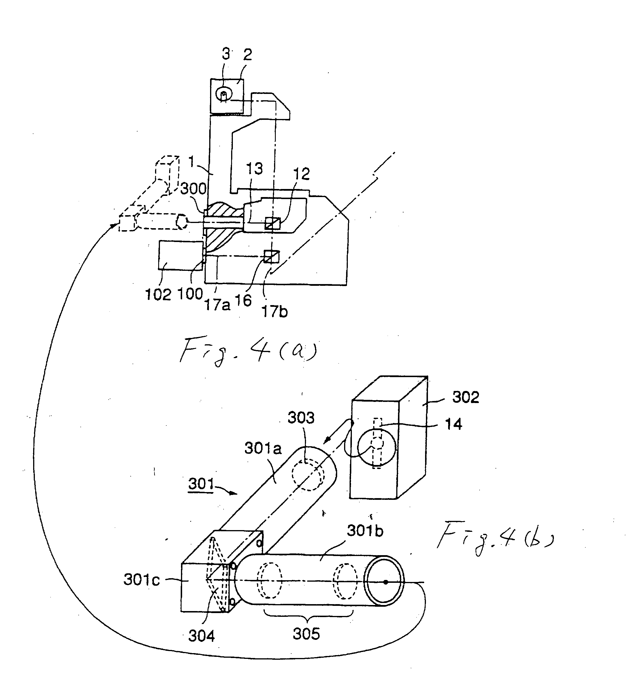 An inverted microscope