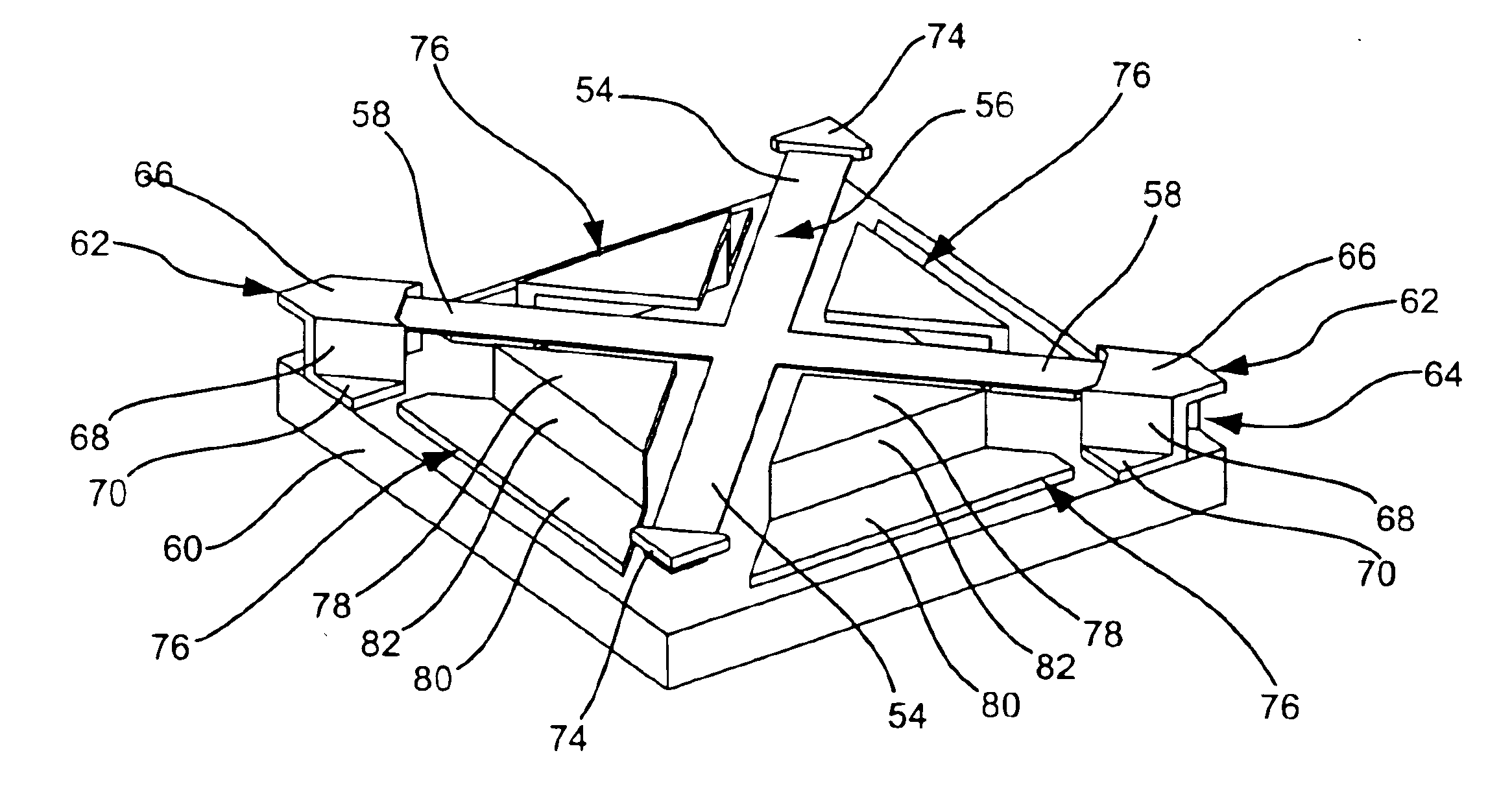 Multi-tilt micromirror systems with concealed hinge structures