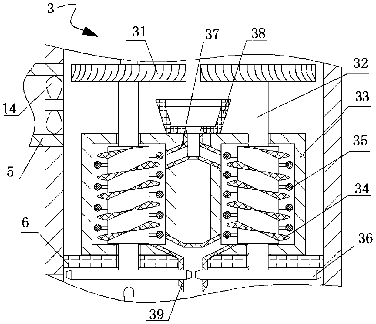 Rice milling and polishing device for rice processing