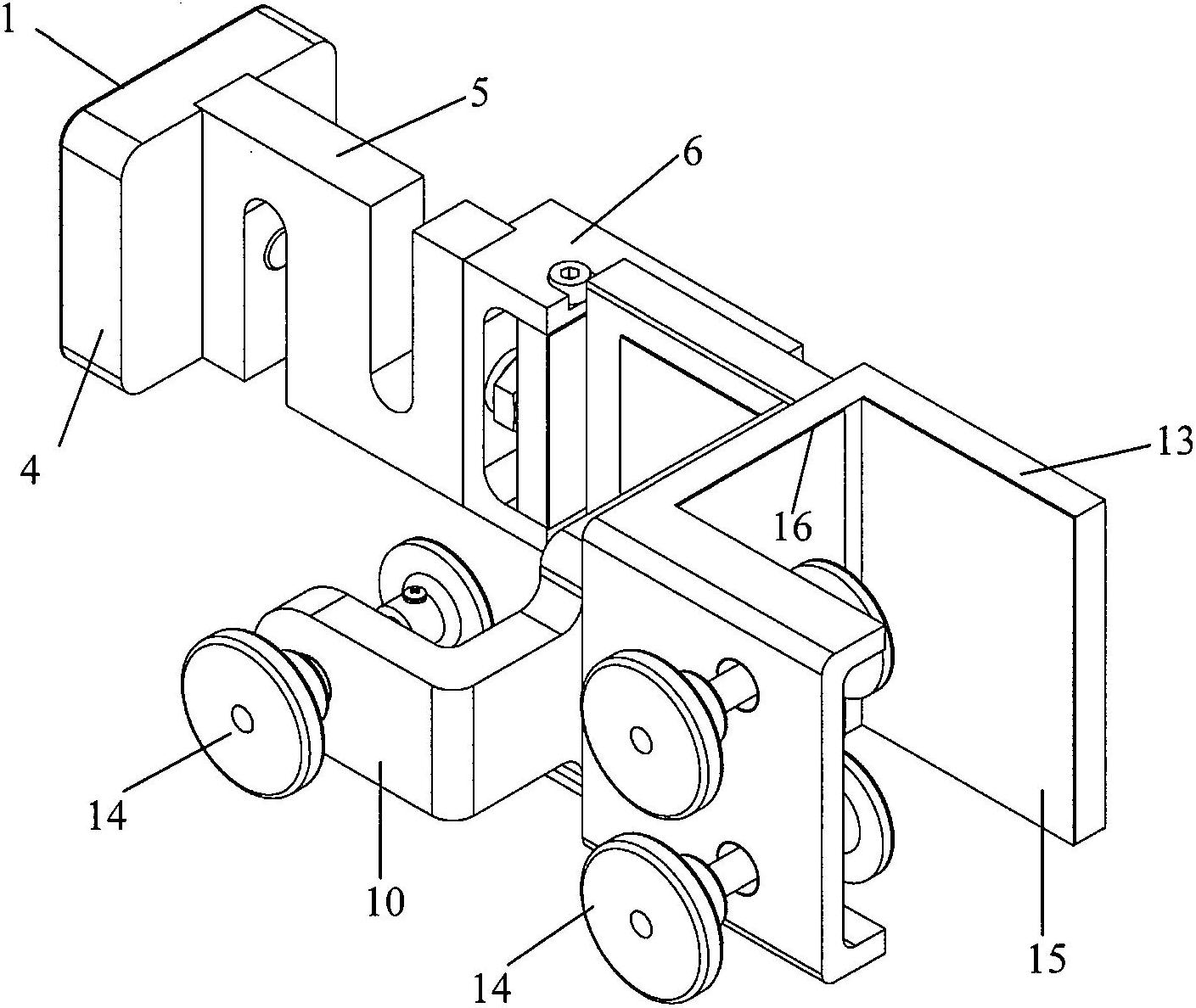 Comprehensive testing device and method for rudder pedal force and angle in control cabin