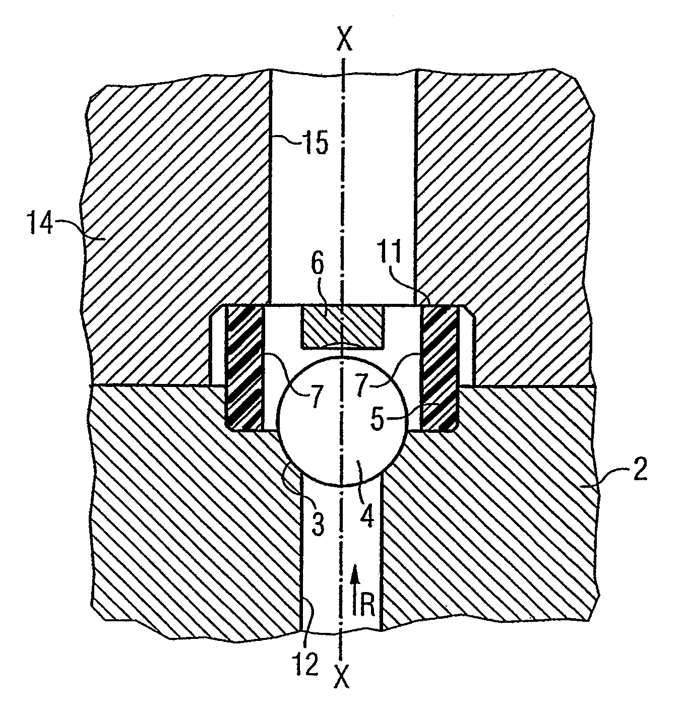 Non-return valve for a pump