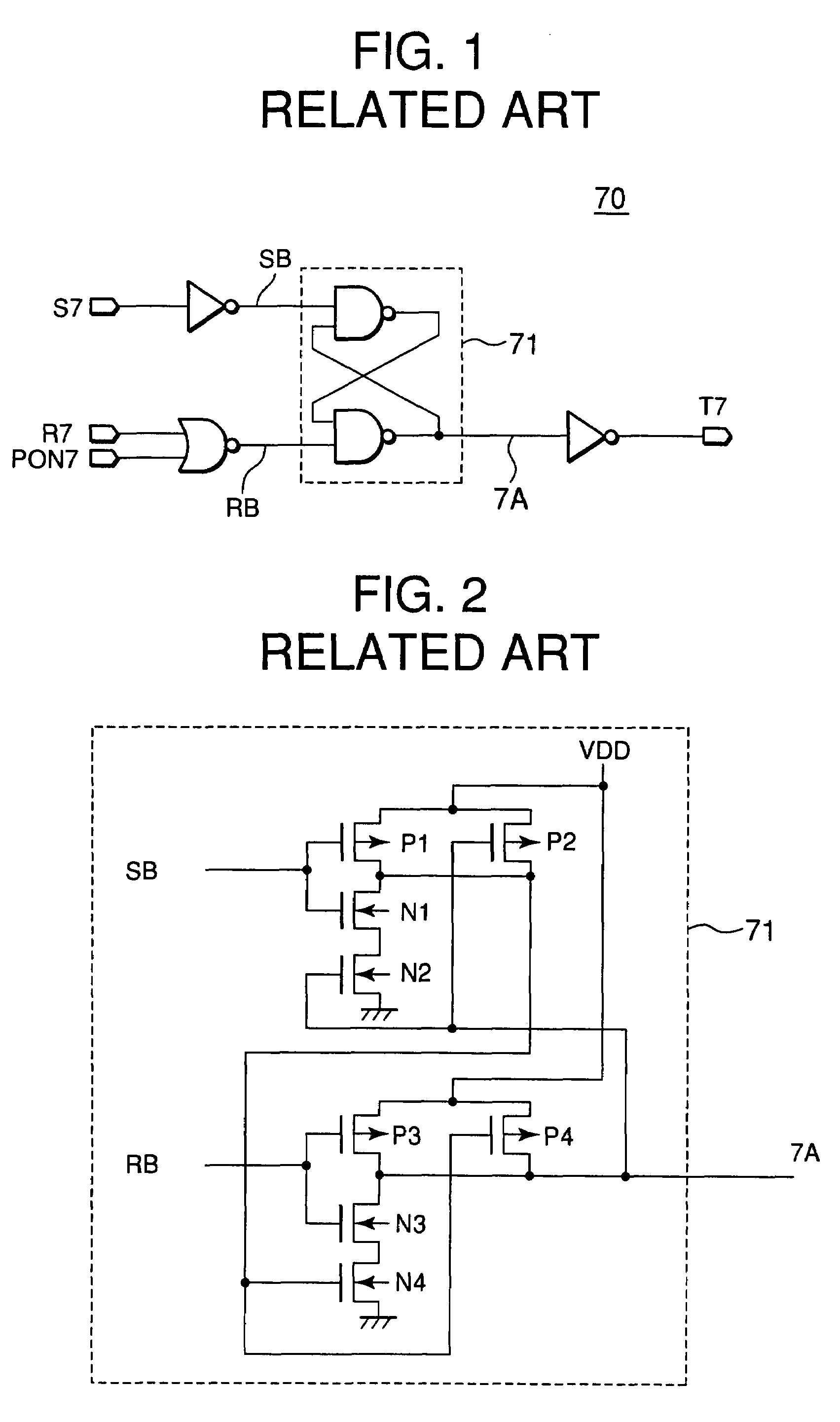 Power-on reset circuit using flip-flop and semiconductor device having such power-on reset circuit