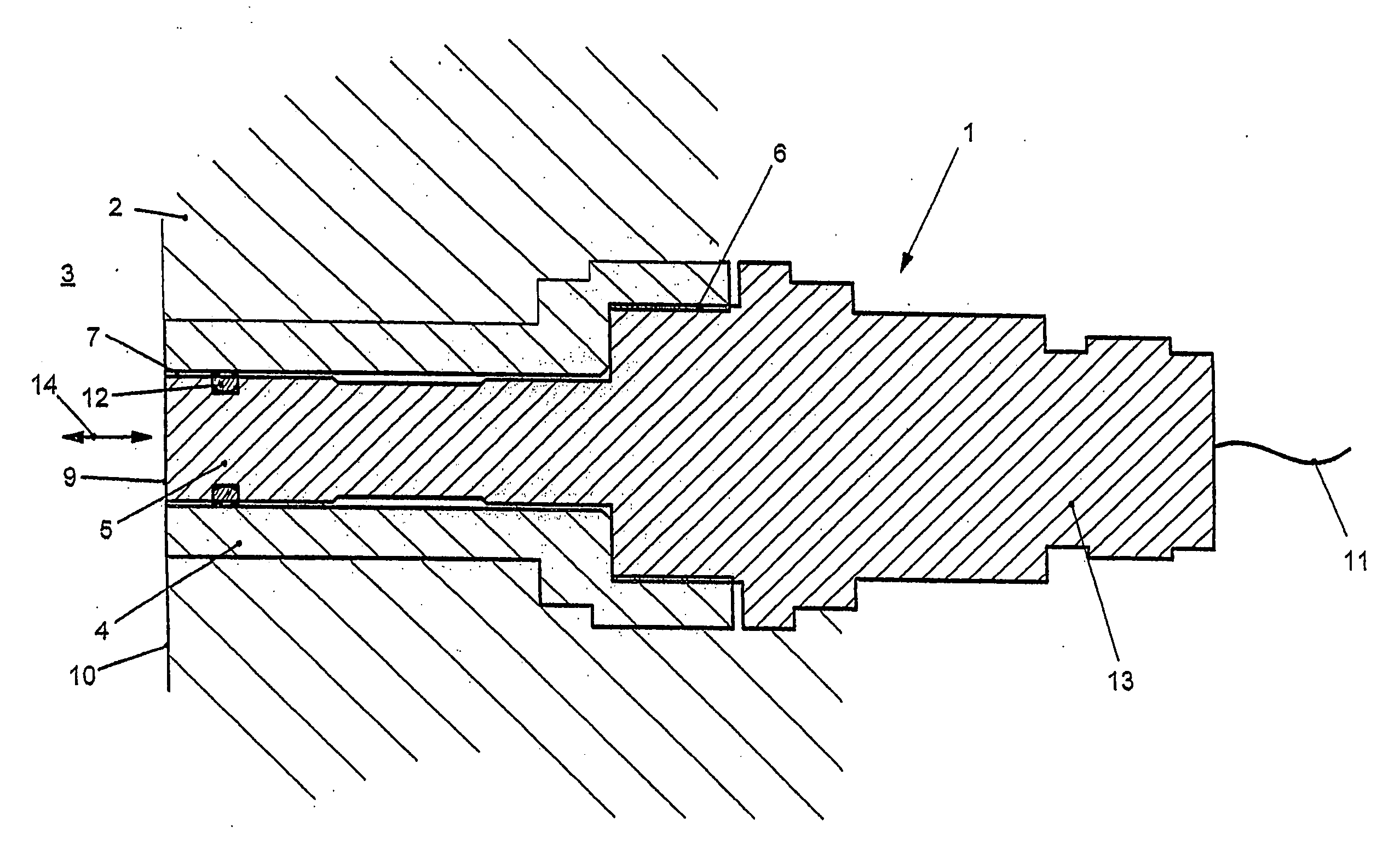 Method for operating a tool shaft