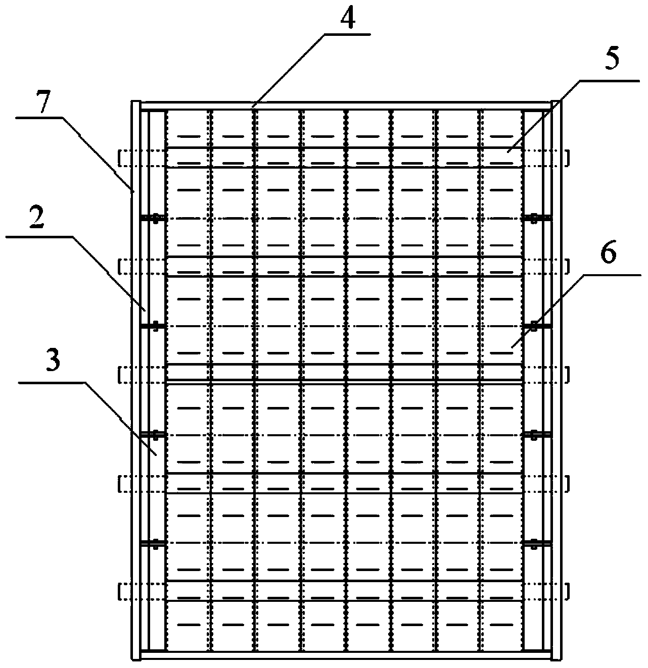 Modularized analog simulation experiment device achieving rapid installation, excavation and disassembly and operation method thereof