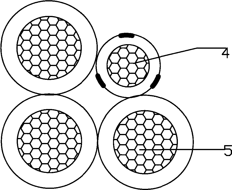 Recognizable cable, extrusion die and manufacture method thereof