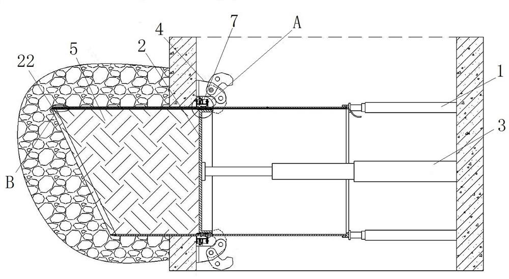 Pipe jacking device, construction device and construction method of subsurface tunnel