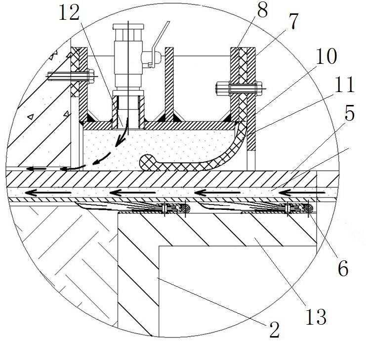 Pipe jacking device, construction device and construction method of subsurface tunnel