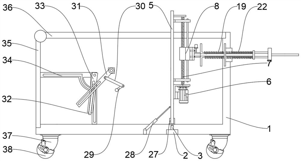 Bagged cement carrying device