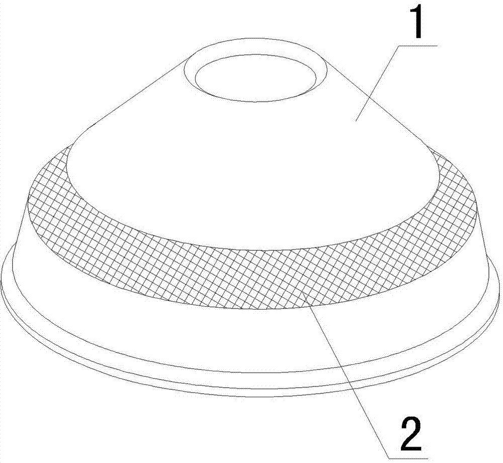 Composite wear-resistant part preparation method