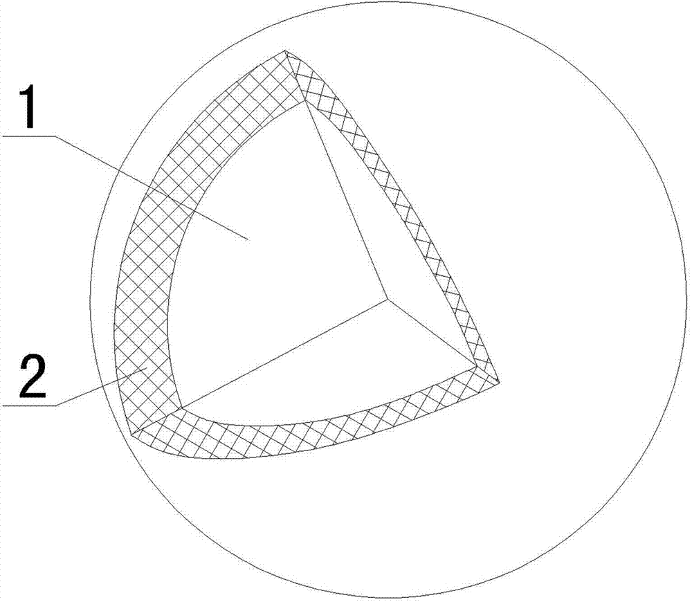 Composite wear-resistant part preparation method