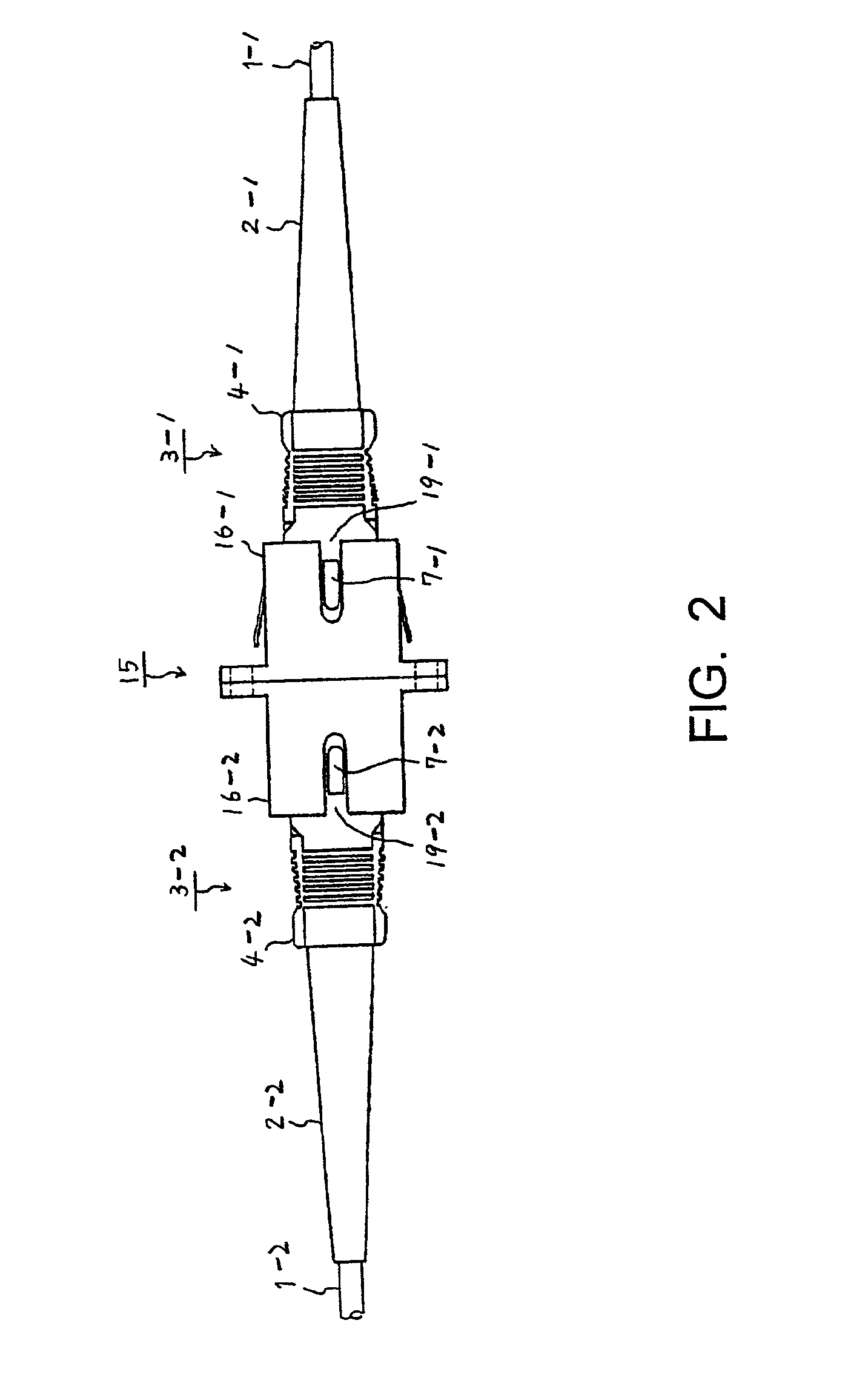 Apparatus for connecting optical connectors and printed circuit board, unit mounting the same