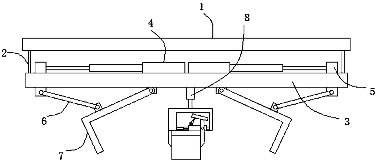 Mechanism for mounting pesticide box of pesticide spraying unmanned aerial vehicle