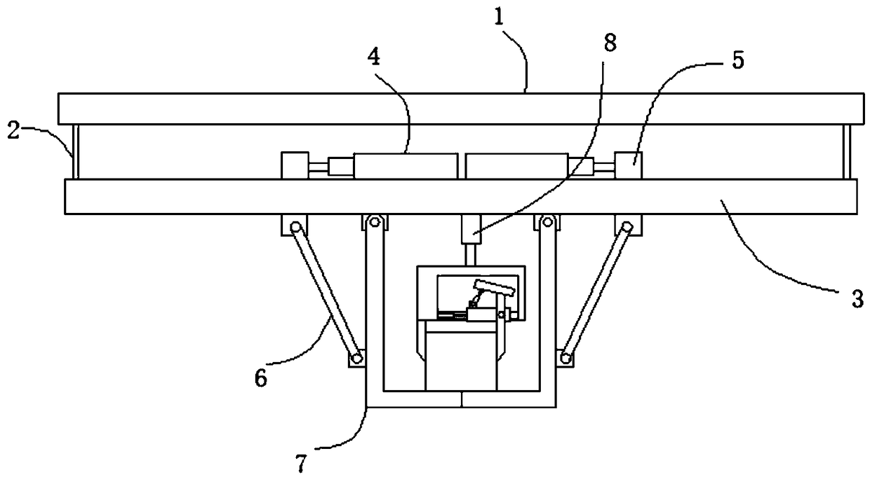 Mechanism for mounting pesticide box of pesticide spraying unmanned aerial vehicle