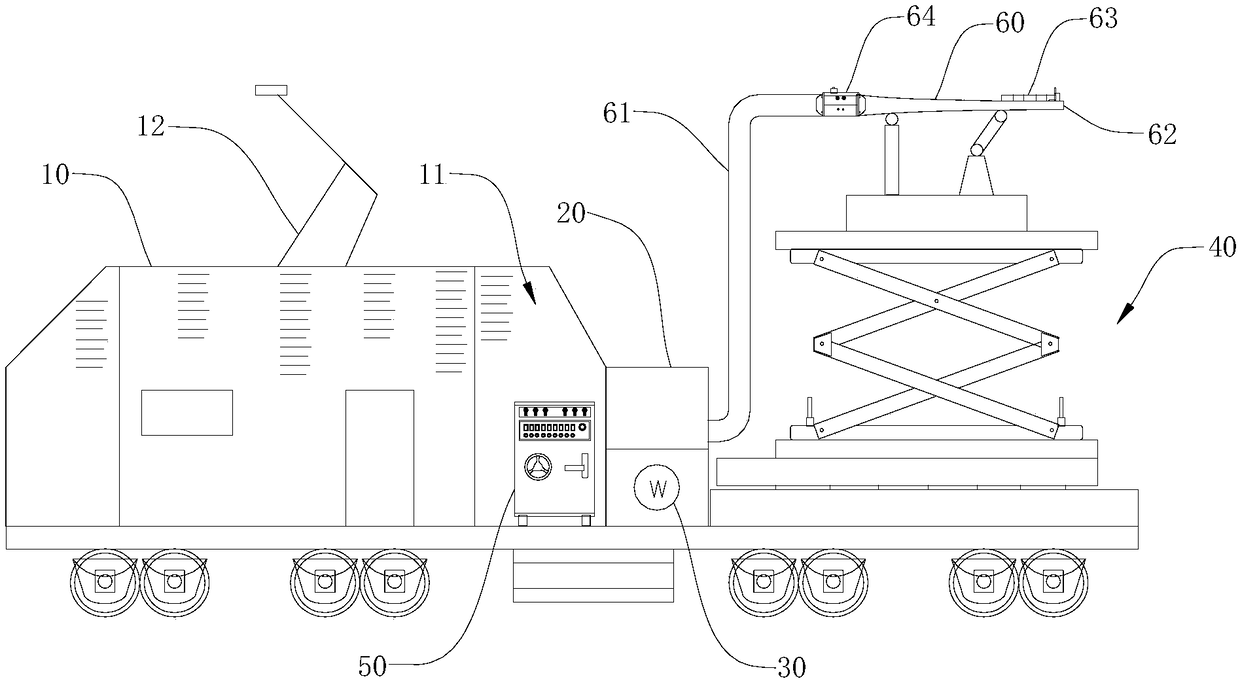 Electrical equipment decontamination device