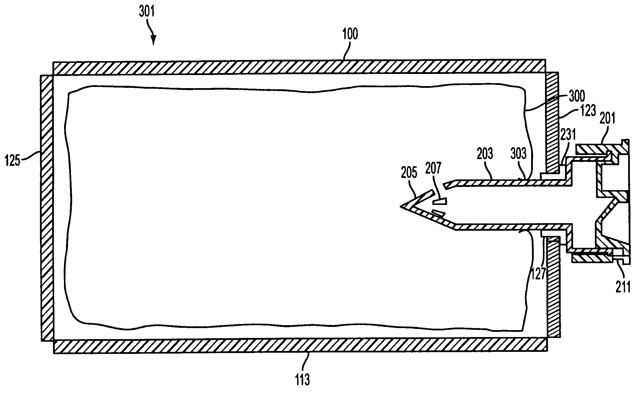 Container adapted to hold and dispense bagged fluids