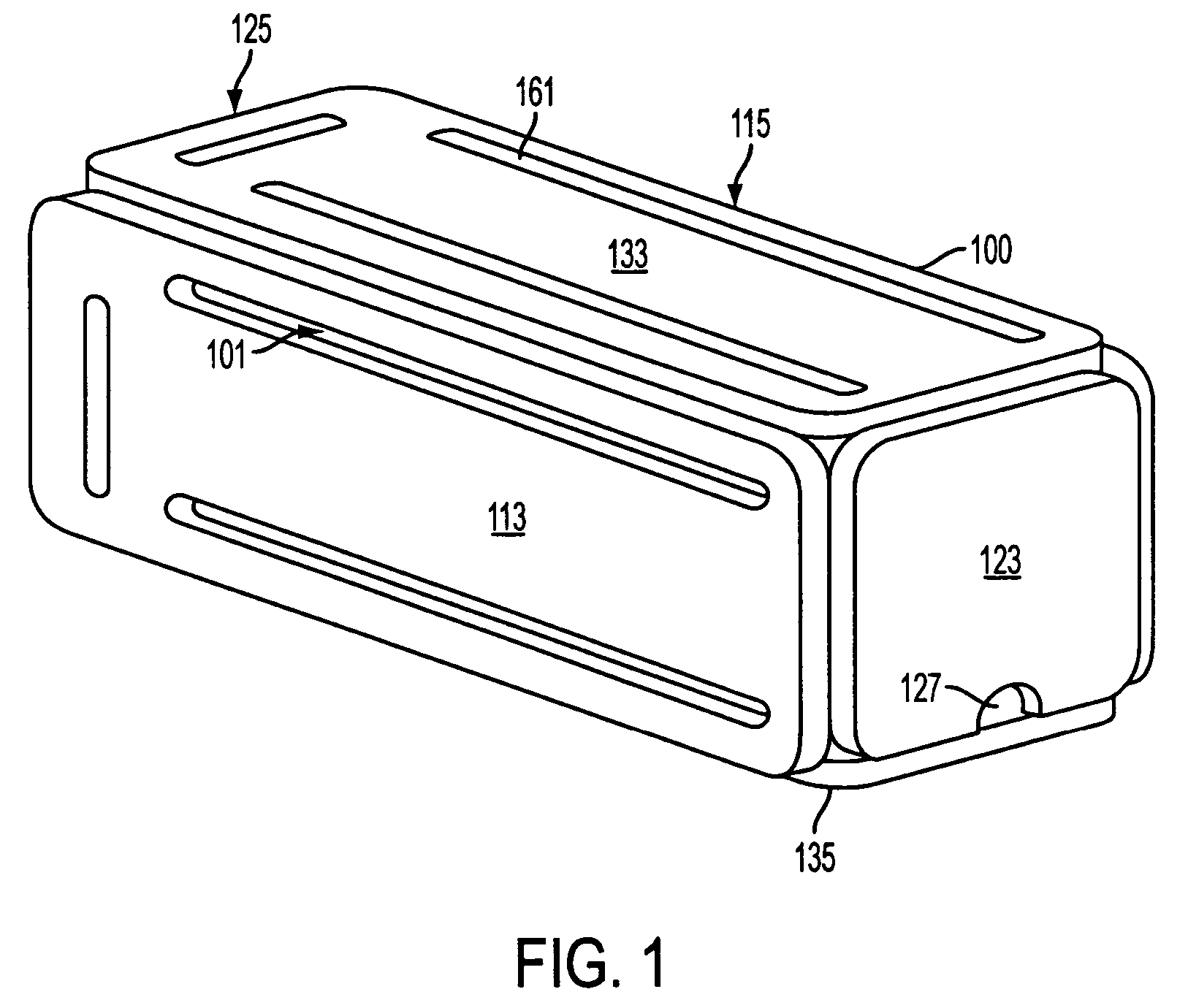 Container adapted to hold and dispense bagged fluids