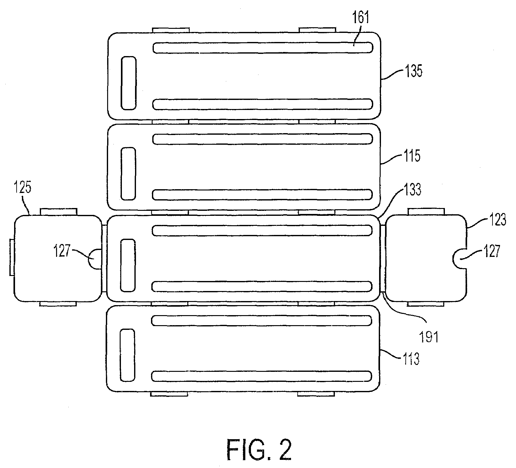 Container adapted to hold and dispense bagged fluids