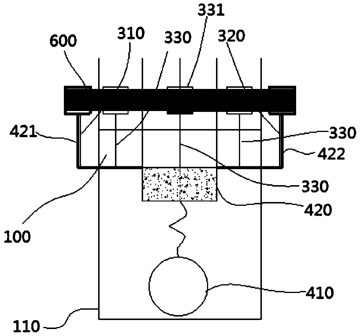 Excavating, filling and supporting construction equipment and method