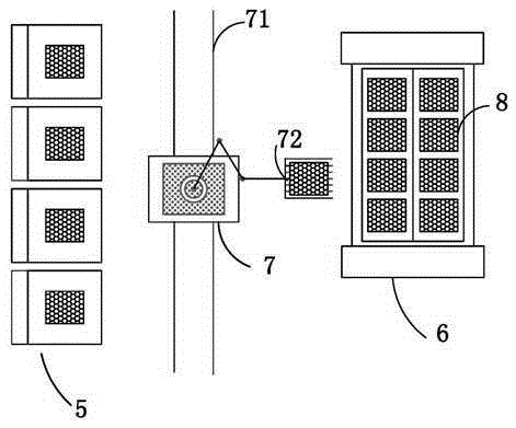 OLED panel thinning device, thinning system and thinning method