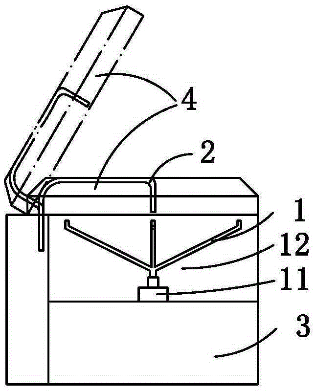 OLED panel thinning device, thinning system and thinning method