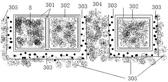 Underground bionic honeycomb granary